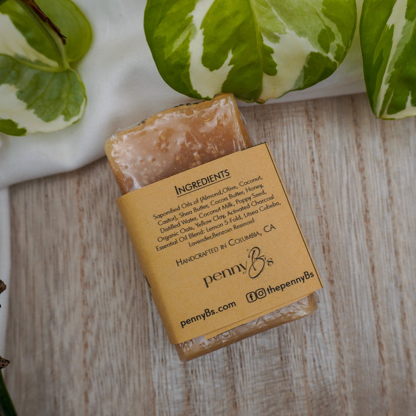 Golden Zest – Honey Soap with Citrus Essential Oils