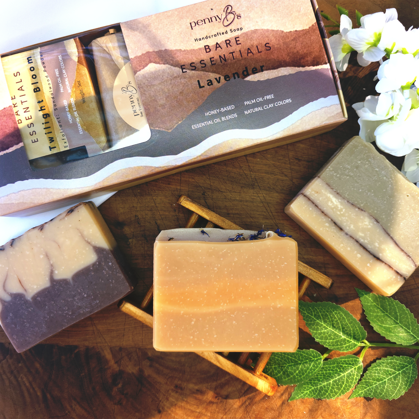 Lavender Collection Box – A Calming Trio of Honey Soaps