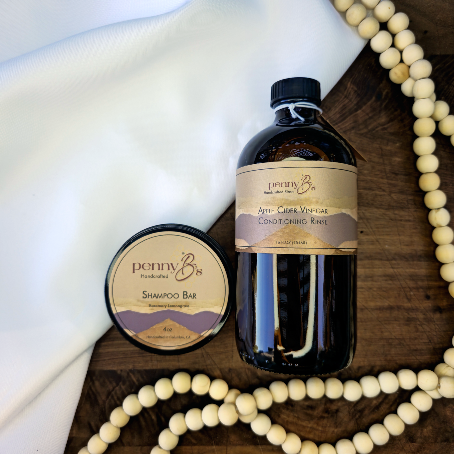 ACV Hair Care Bundle – Complete Natural Shampoo and Rinse Set