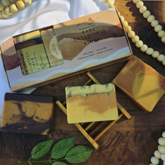 Citrus Collection Box – A Bright Trio of Honey Soaps