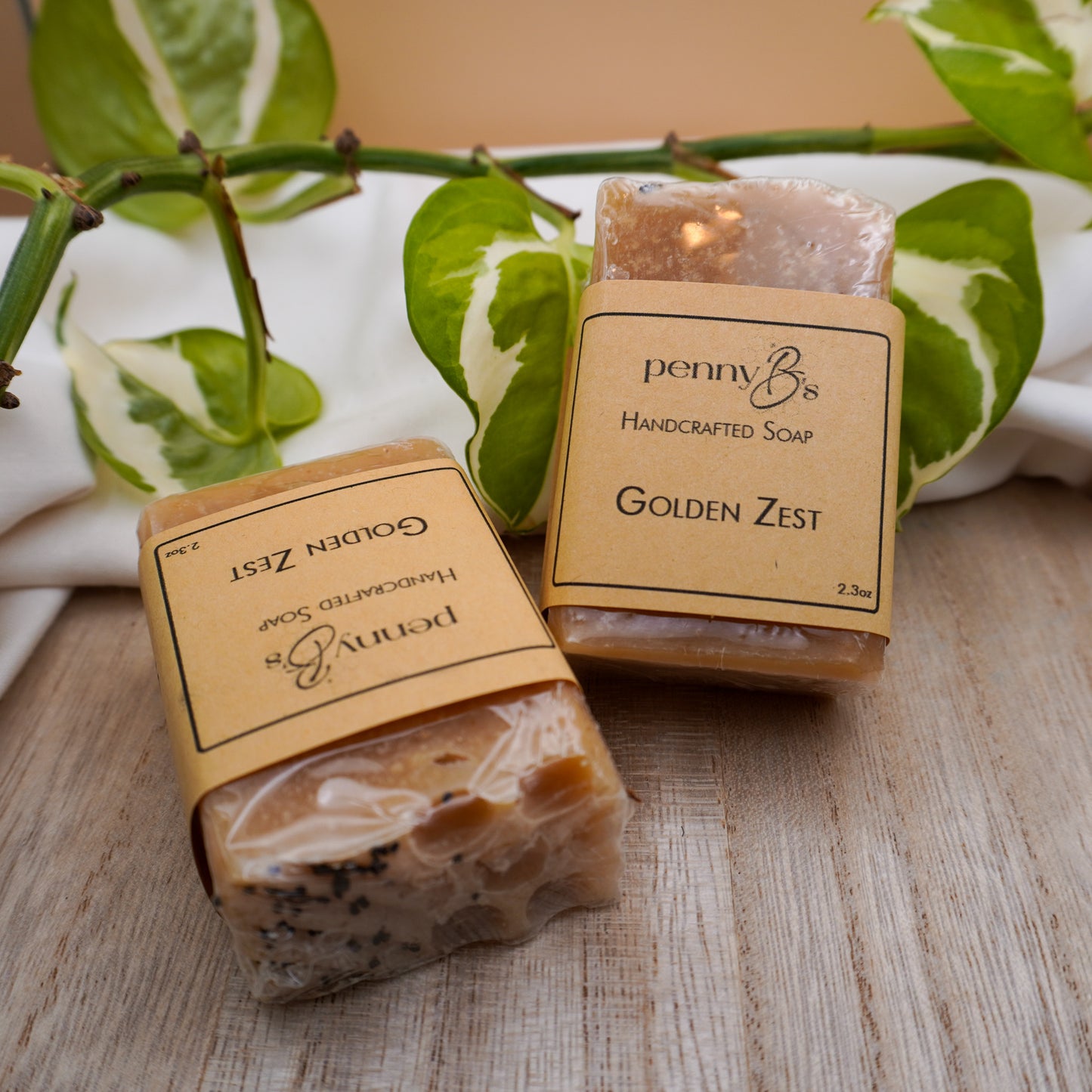 Golden Zest – Honey Soap with Citrus Essential Oils