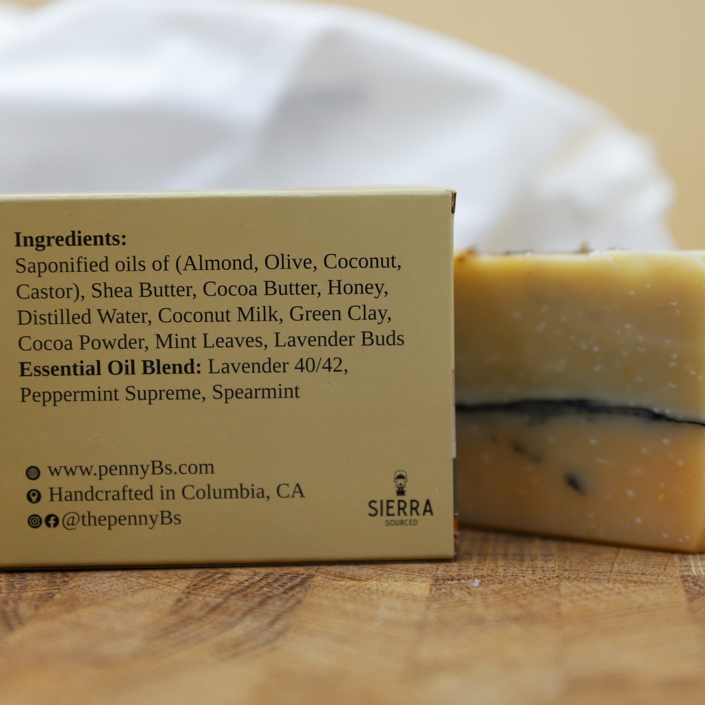 Mint & Meadow - Honey Soap with Lavender and Mint