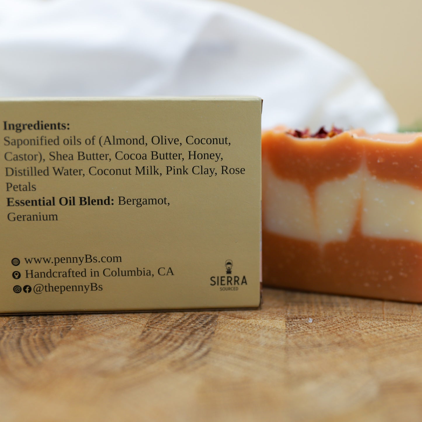 Queen Bee – Honey Soap with Bergamot & Geranium