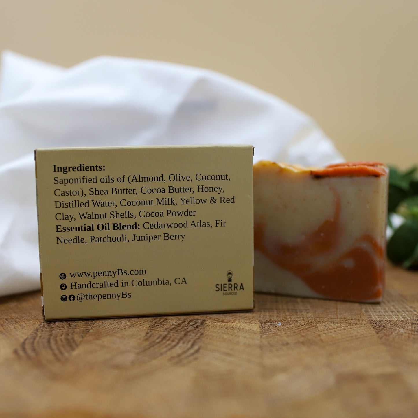 Mountain Hive – Honey Soap with Cedarwood & Walnut Shells