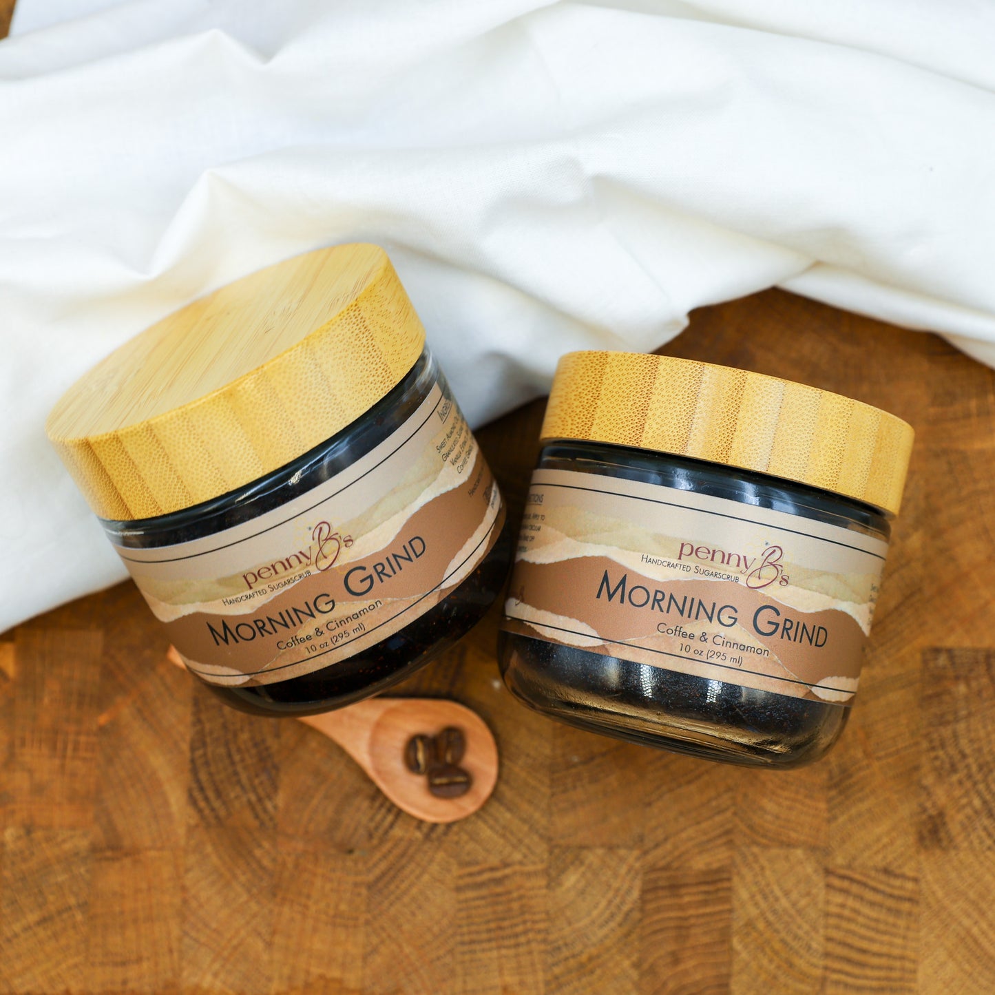 Morning Grind – Sugar Scrub with Coffee & Cinnamon