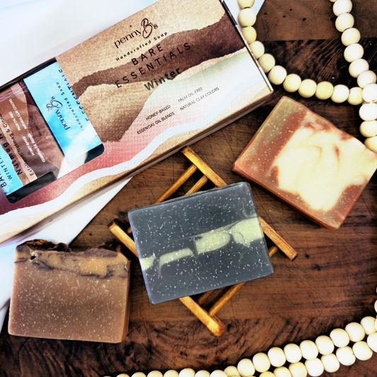 Winter Collection Box – A Cozy Trio of Honey Soaps